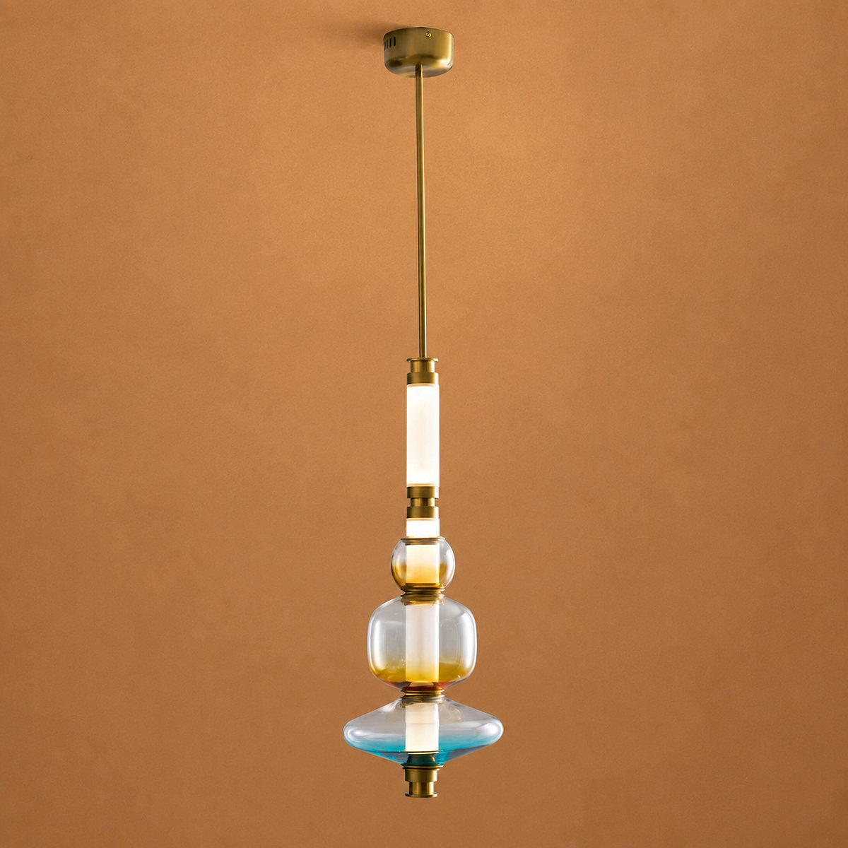 Linear Glass Bead Pendant Lamp