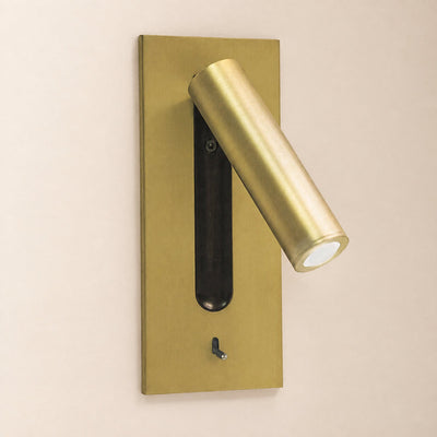 Folded Back Bedside Wall Lamp, 3.1-Inch x H 7.2-Inch, Bronze for Bedroom & Living Room