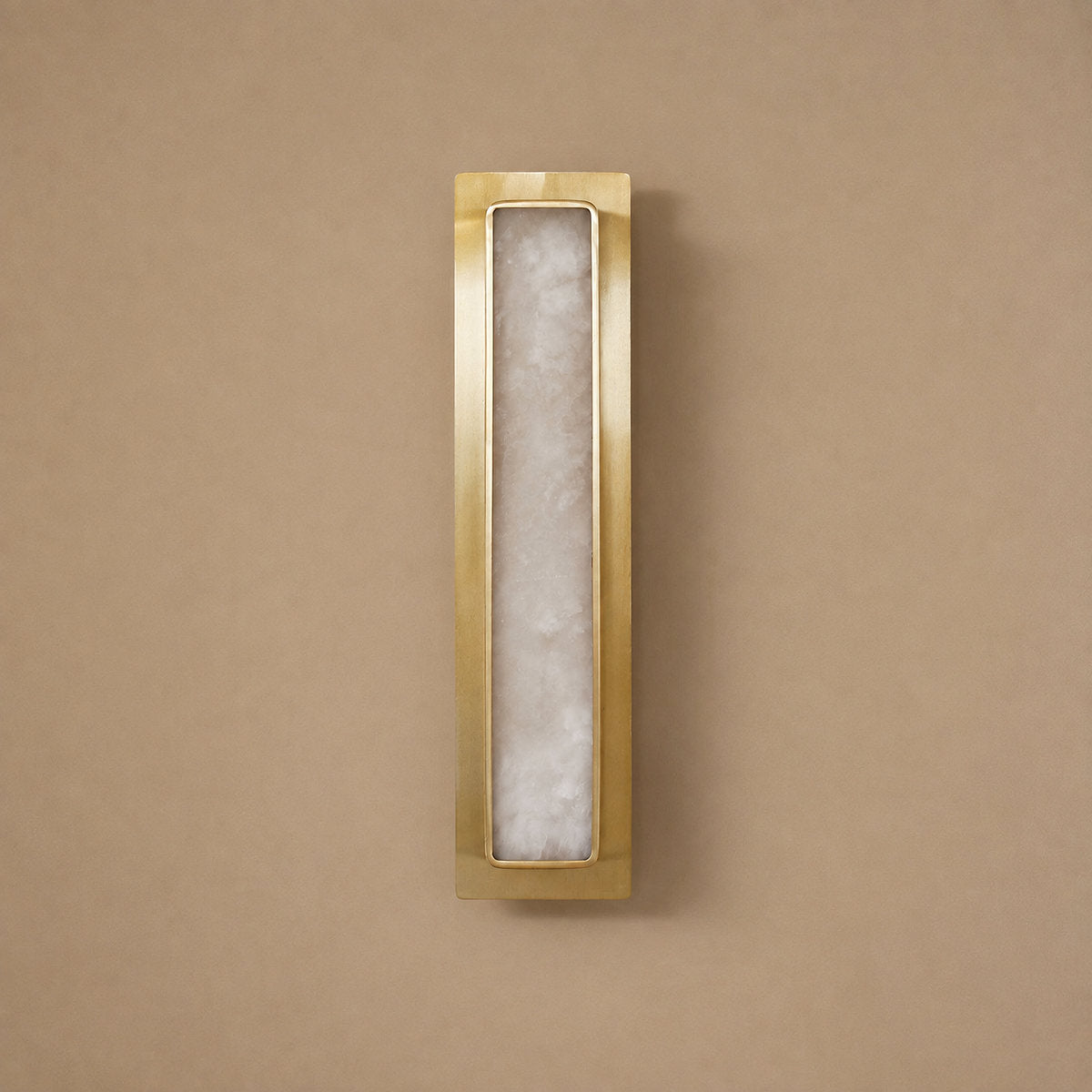 Velmora Alabaster Wall Lamp, 5.1-Inch x H 20.1-Inch, Gold & White, Warm Light for Living Room & Dining Room
