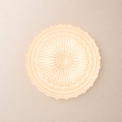 Charles Edwards Ceiling Light, 14.2~17.7-Inch x H 7.1~7.5-Inch, Black & Beige for Living Room
