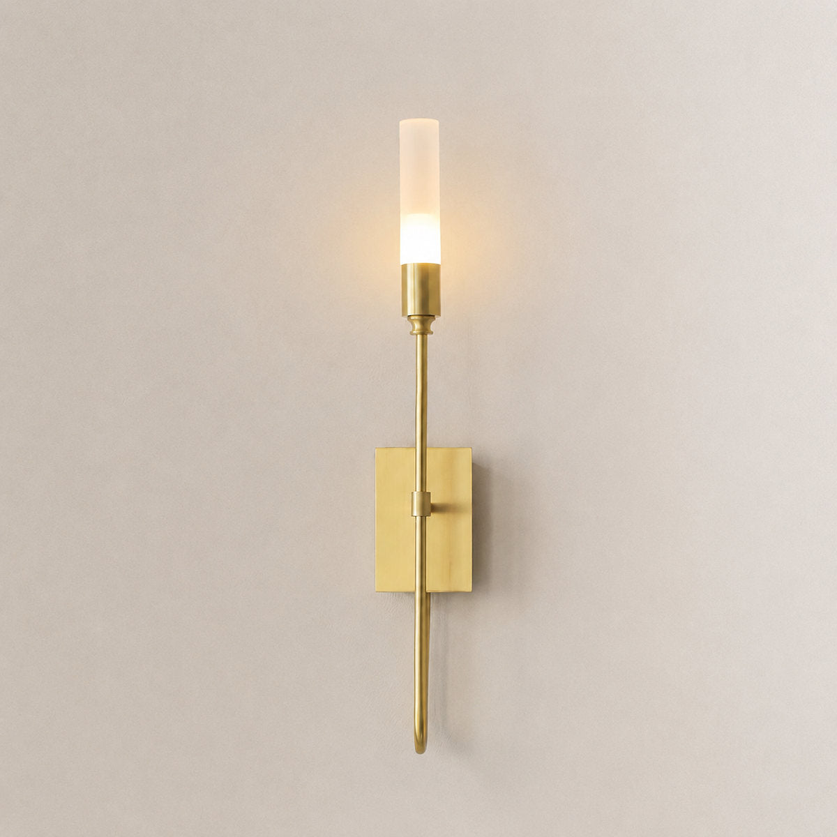 Double Arrow Wall Lamp, 3.9~5.5-Inch x H 23.6-Inch, Antique Brass (brass) for Living Room