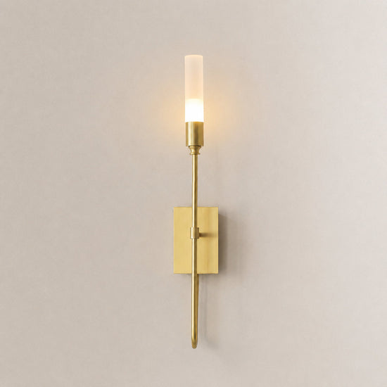 Double Arrow Wall Lamp, 3.9~5.5-Inch x H 23.6-Inch, Antique Brass (brass) for Living Room