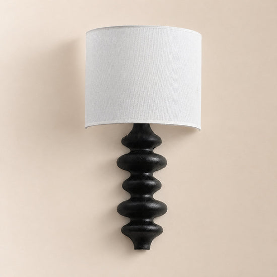 Fishbone Wall Lamp, L 11.8-Inch x W 6.3-Inch x H 20.9-Inch, Wood for Living Room