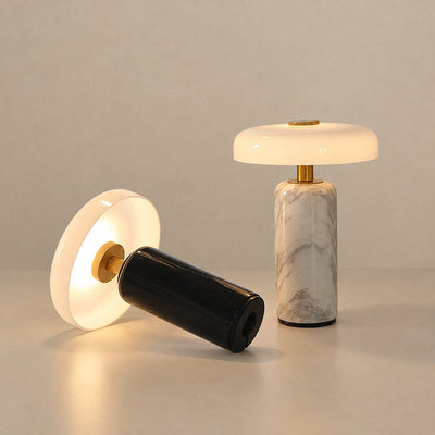 Tricolordeer Sculptural Marble LED Accent Lamp