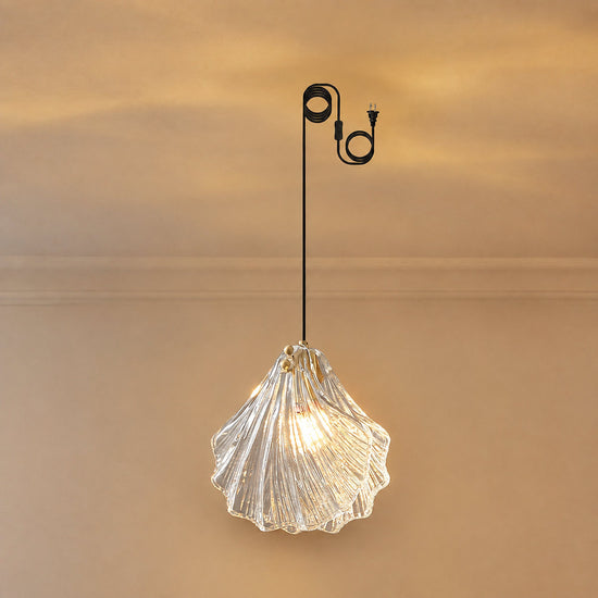 Hand-Blown Glass Swag Pendant Light