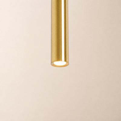 Brass Line Wall Lamp, 3.9-Inch x H 23.6-Inch, Brass, Warm Light for Living Room