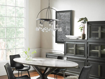 Aubray Modern Crystal Ball Chandelier