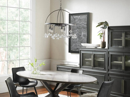 Aubray Modern Crystal Ball Chandelier