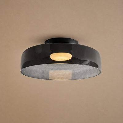 Tricolordeer Layered Tinted Glass Disc Ceiling Light