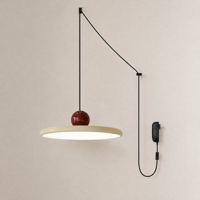 Round Disc Swag Pendant Light