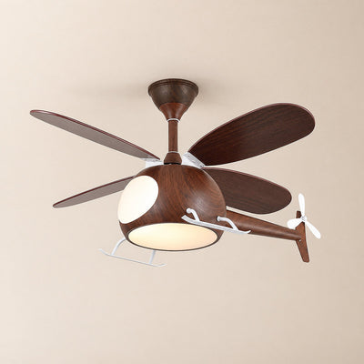 Tricolordeer Aviation Helicopter Ceiling Fan Light