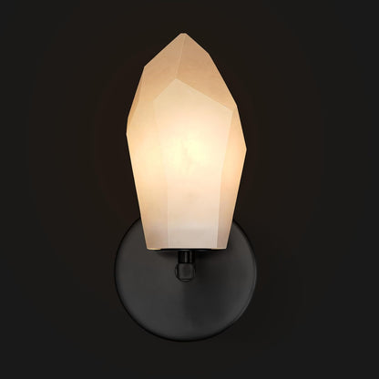 Black Alabaster Wall Sconce