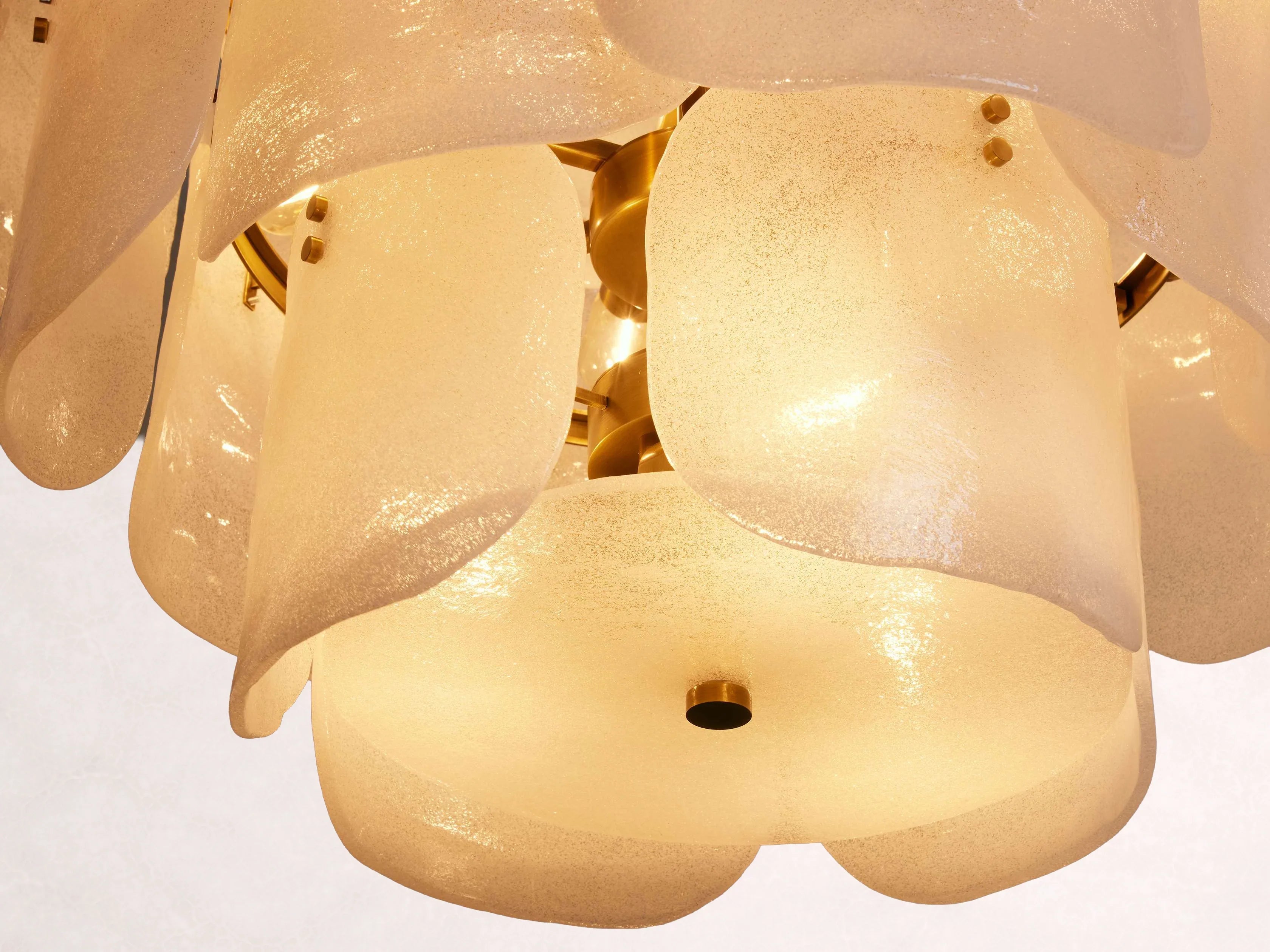 Blaire Round Glass Chandelier 32''D