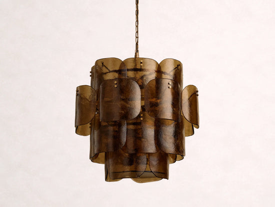 Blaire Round Glass Chandelier 32''D