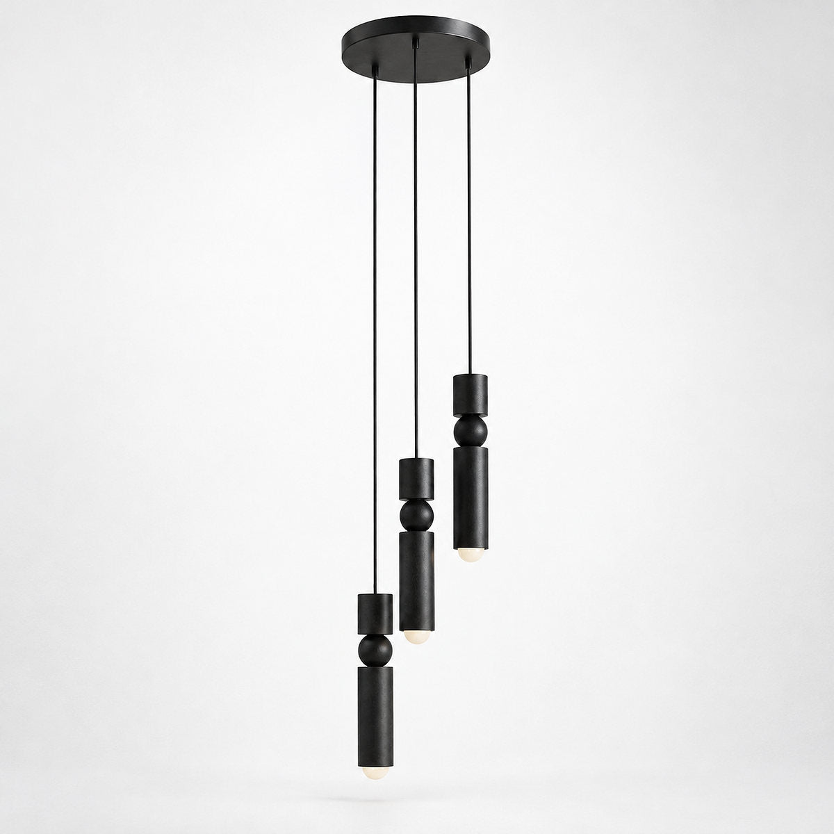 Geometric Cylinder Cluster Pendant Light