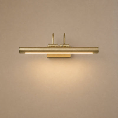 Classic Copper Cylindrical Vanity Wall Light