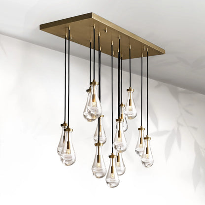 Raindrop Rectangular Chandelier