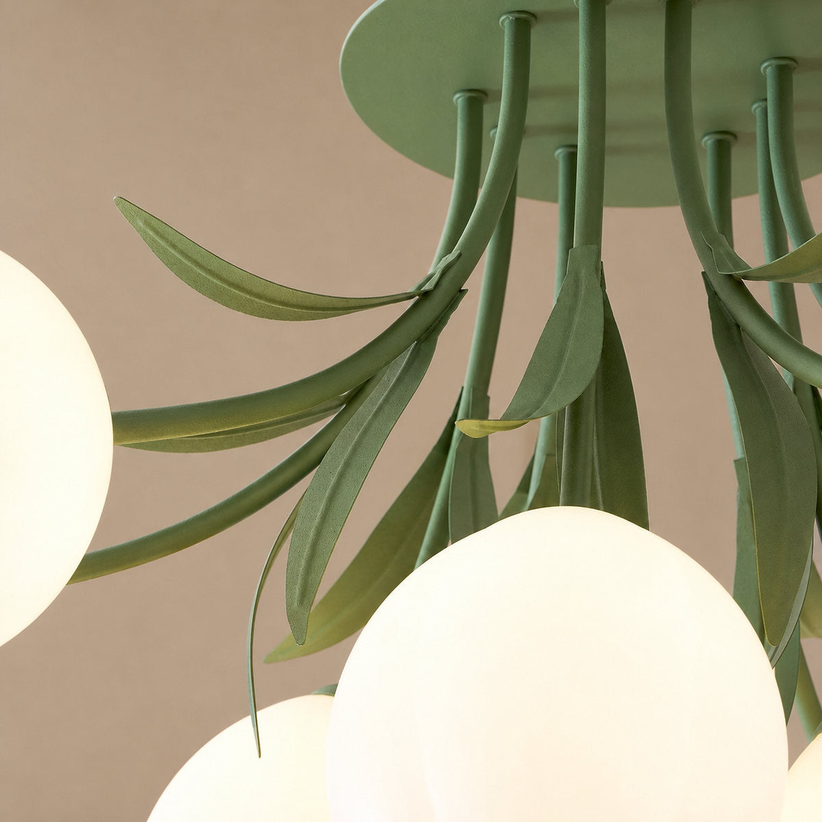 Tricolordeer Lily Flower Acrylic Ceiling Lamp