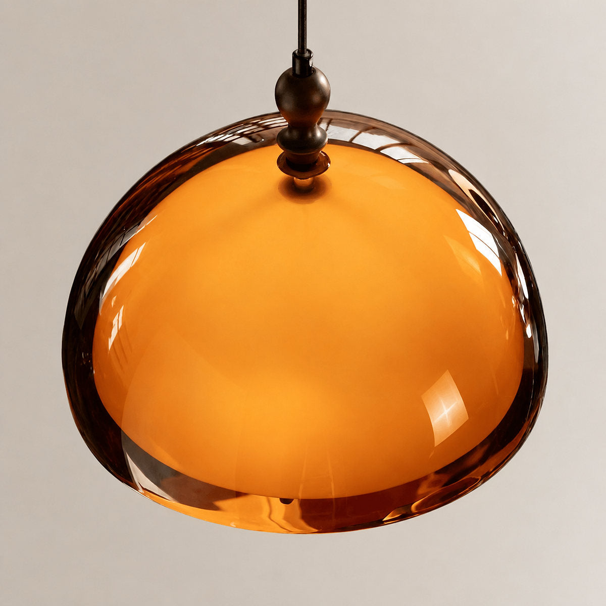 Tricolordeer Walnut Wood and Acrylic Pendant Light