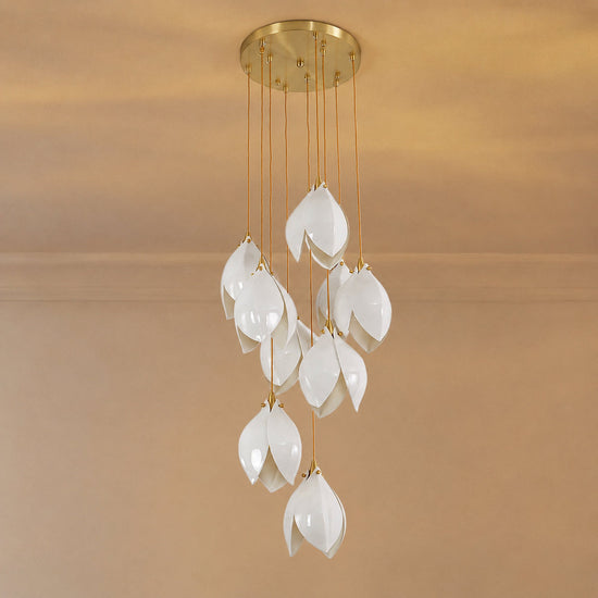 Petal Pendant Light with Versatile Configurations