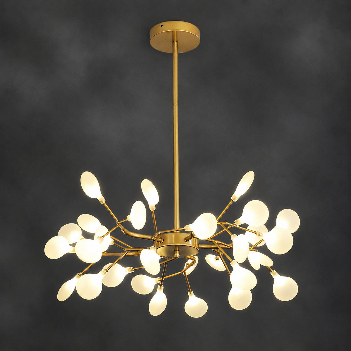 Firefly Starburst Glass Sputnik Chandelier