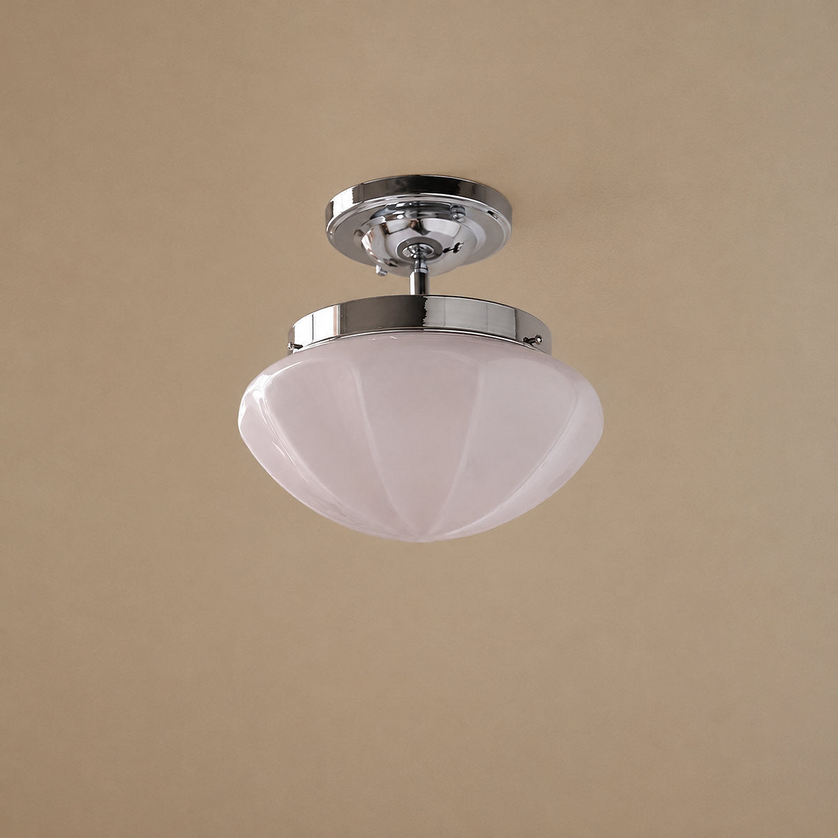 Tricolordeer Art Deco Glass Ceiling Lamp