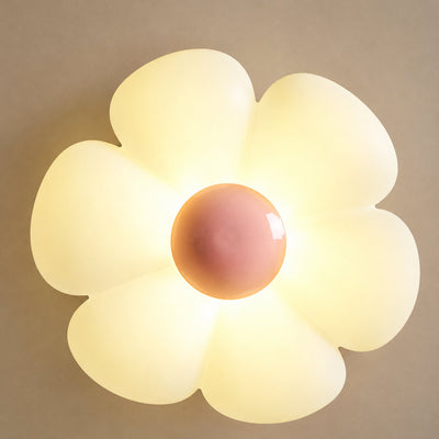 Tricolordeer Blooming Six-Petal LED Ceiling Lamp