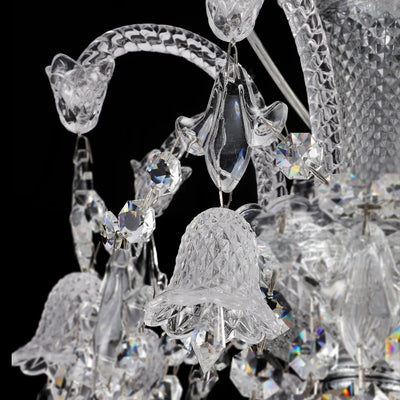 36 Lights Crystal Lighting with Lampshades