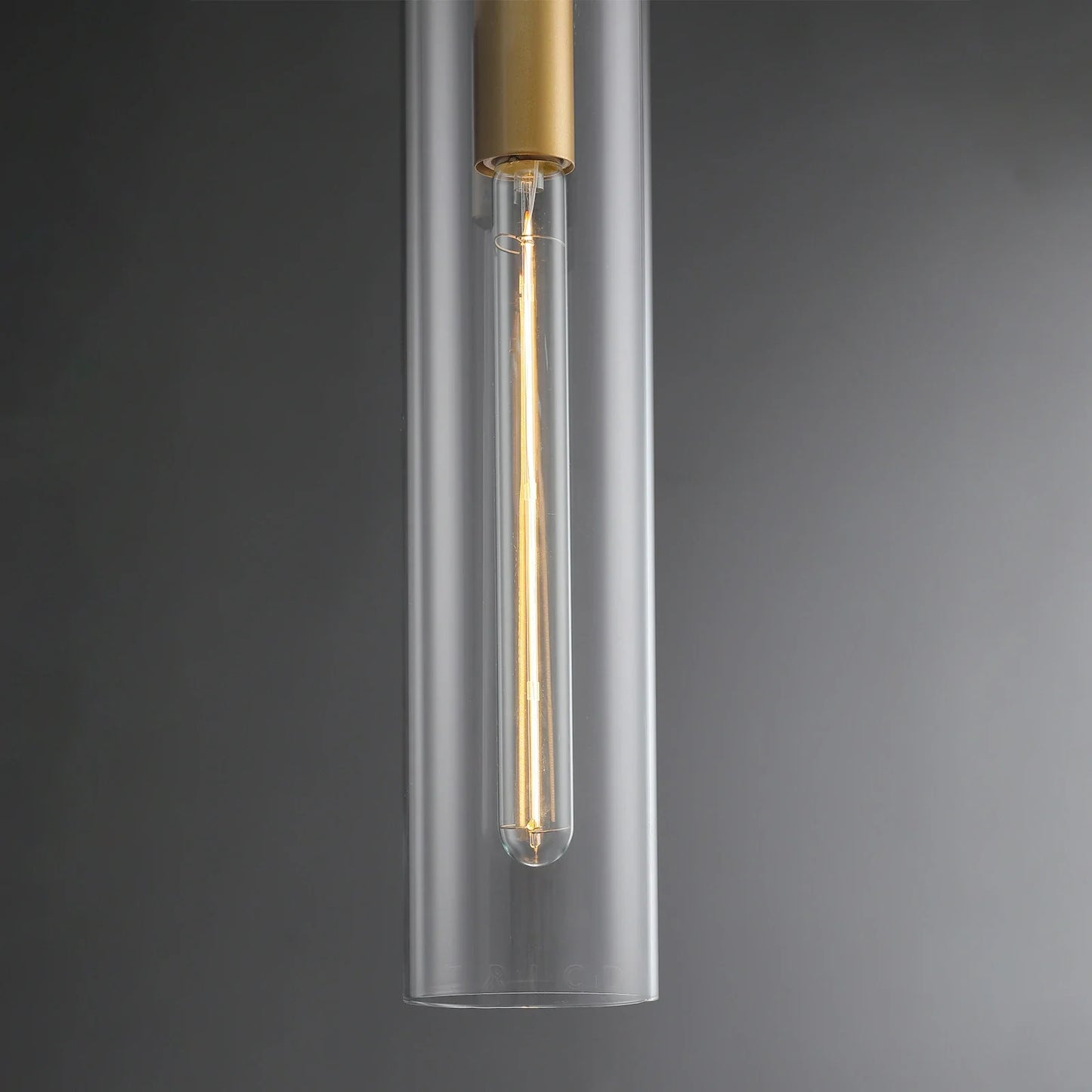 Zephyral Glass Cylinder Pendant