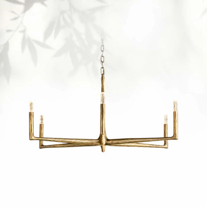 Thaddeas Forged Round Chandelier 12"/36"/48"/60"/72"