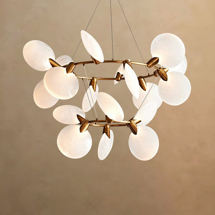 Lyla 2-Tiered Halo Chandelier