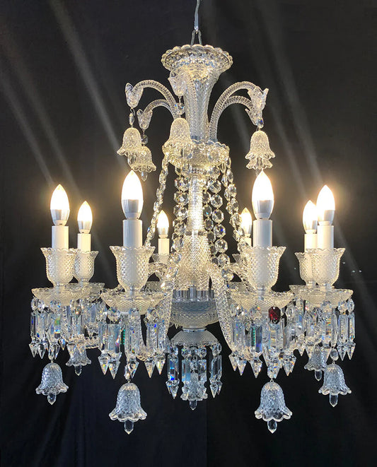 High Quality Custom Clear Chandelier 8 Lights