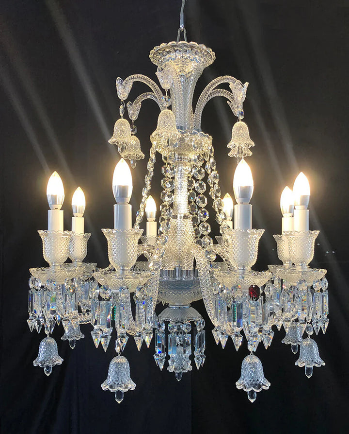 High Quality Custom Clear Chandelier 8 Lights