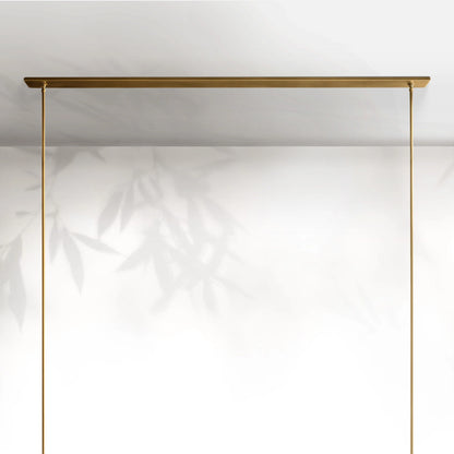 Lavelle Linear Milk Glass Chandelier