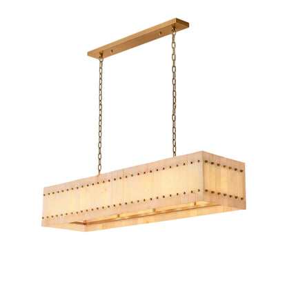 Sant Marco Alabaster Linear Chandelier