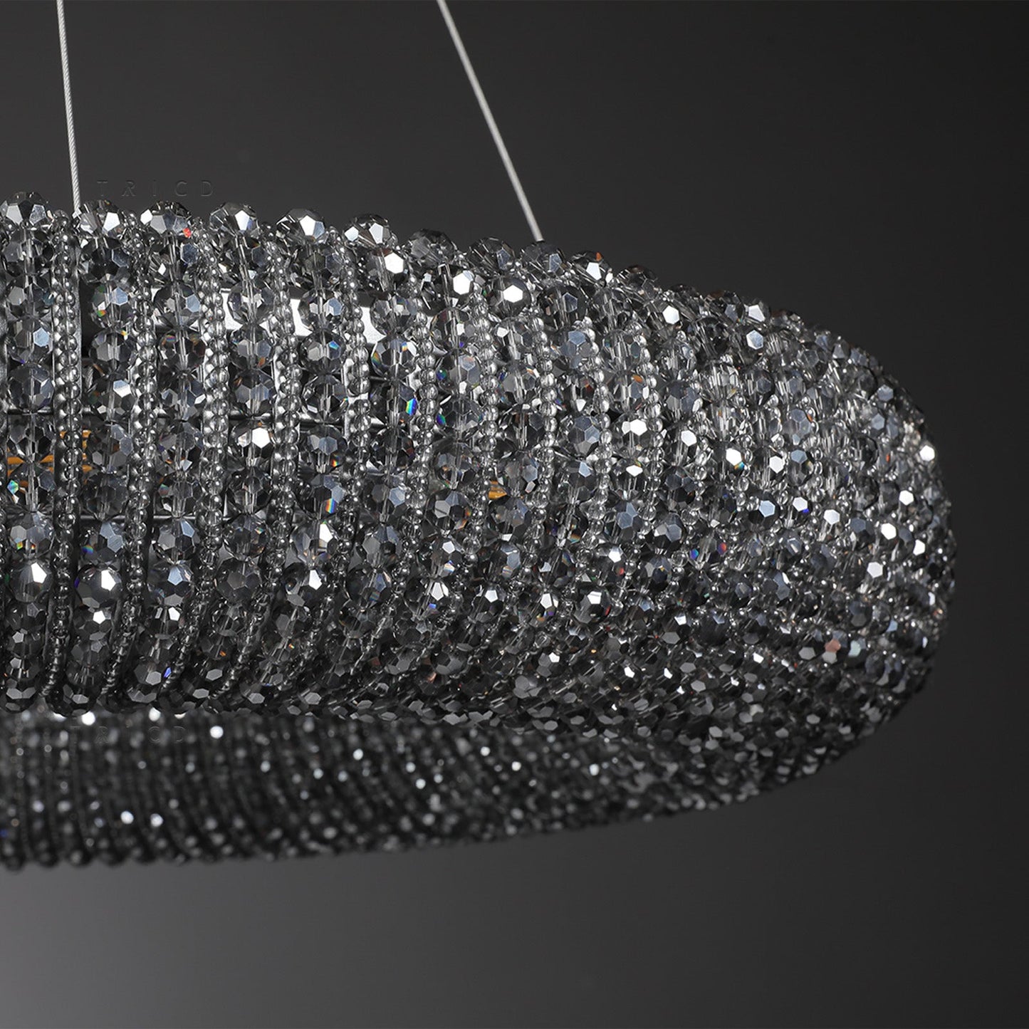 Halos Crystal Round LED Chandelier 32"41"59"72"