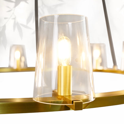 Paricia Glass Round Chandelier 36" 48" 60"