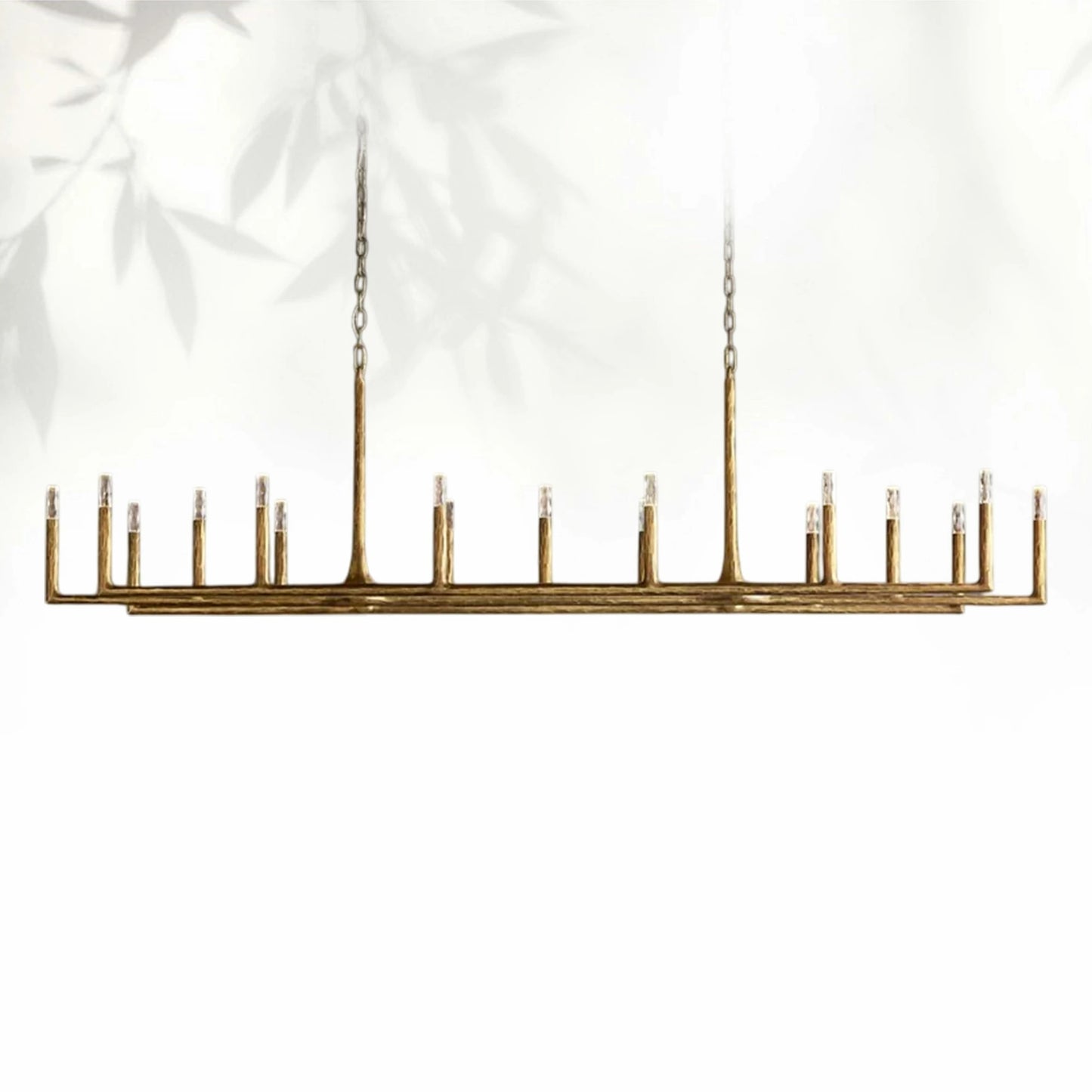 Thaddeas Forged Linear Chandelier 54"/72"/96"