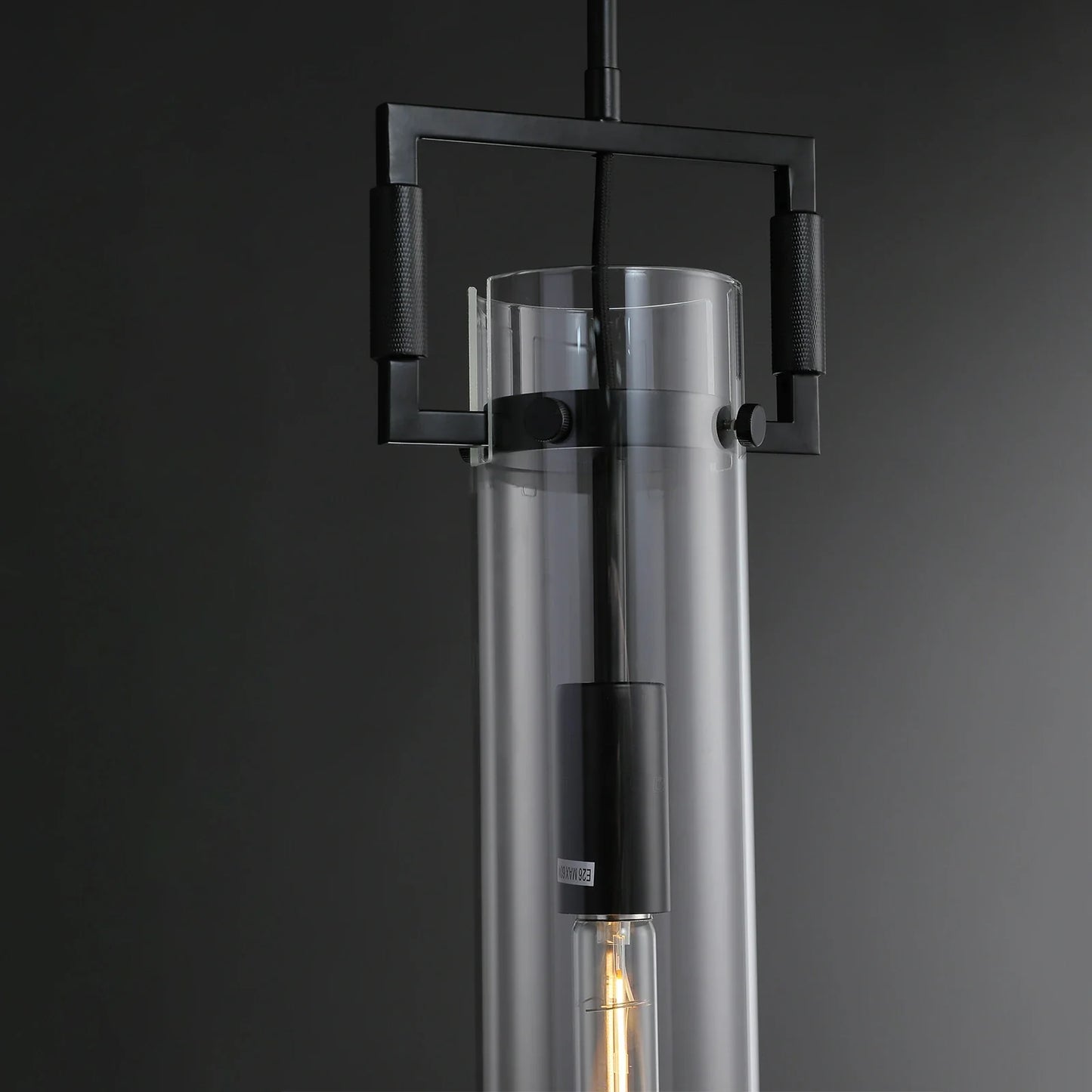 Zephyral Glass Cylinder Pendant