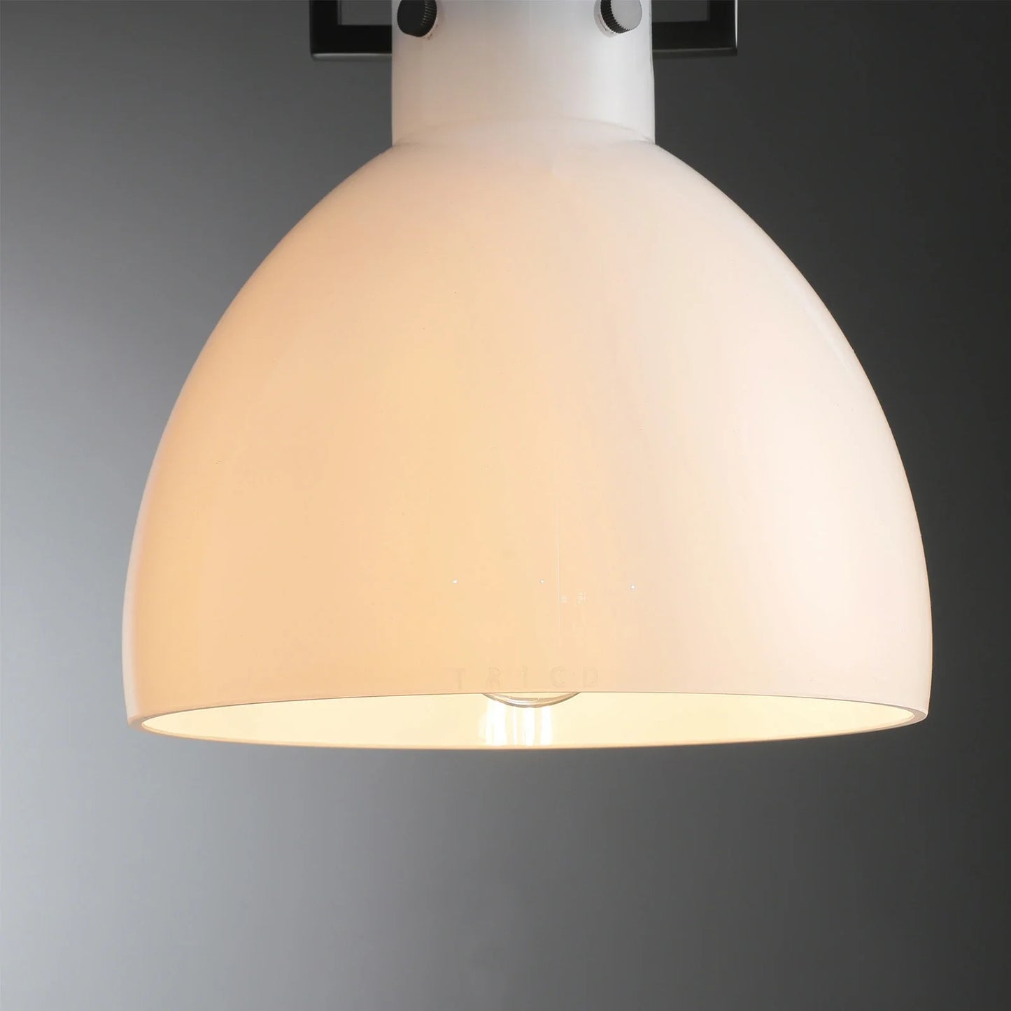 Zephyral Milk Glass Cloche Pendant