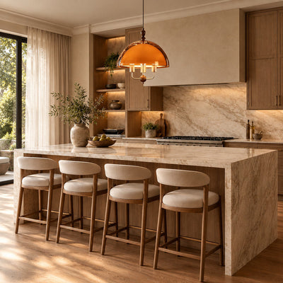 Tricolordeer Walnut Wood and Acrylic Pendant Light