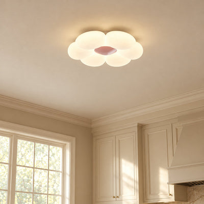 Tricolordeer Blooming Six-Petal LED Ceiling Lamp