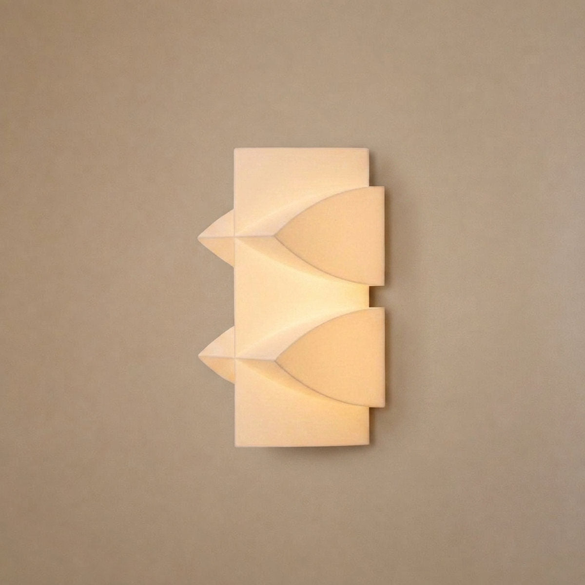 Naala Wall Lamp, 3.7~5.5-Inch x H 7.5~10.6-Inch, Gold & White for Living Room