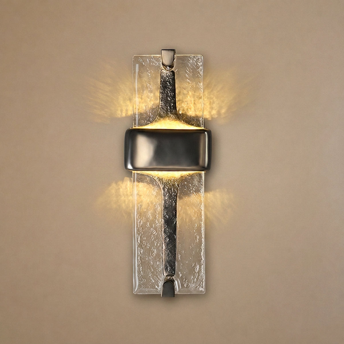 Torch Wall Lamp, 5.9-Inch x H 19.7-Inch, Gold, Warm Light for Living Room