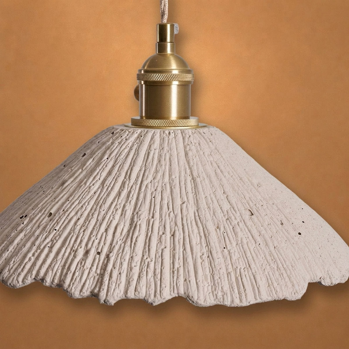 Raw Texture Cement Pendant Light Collection for Dining Room & Living Room