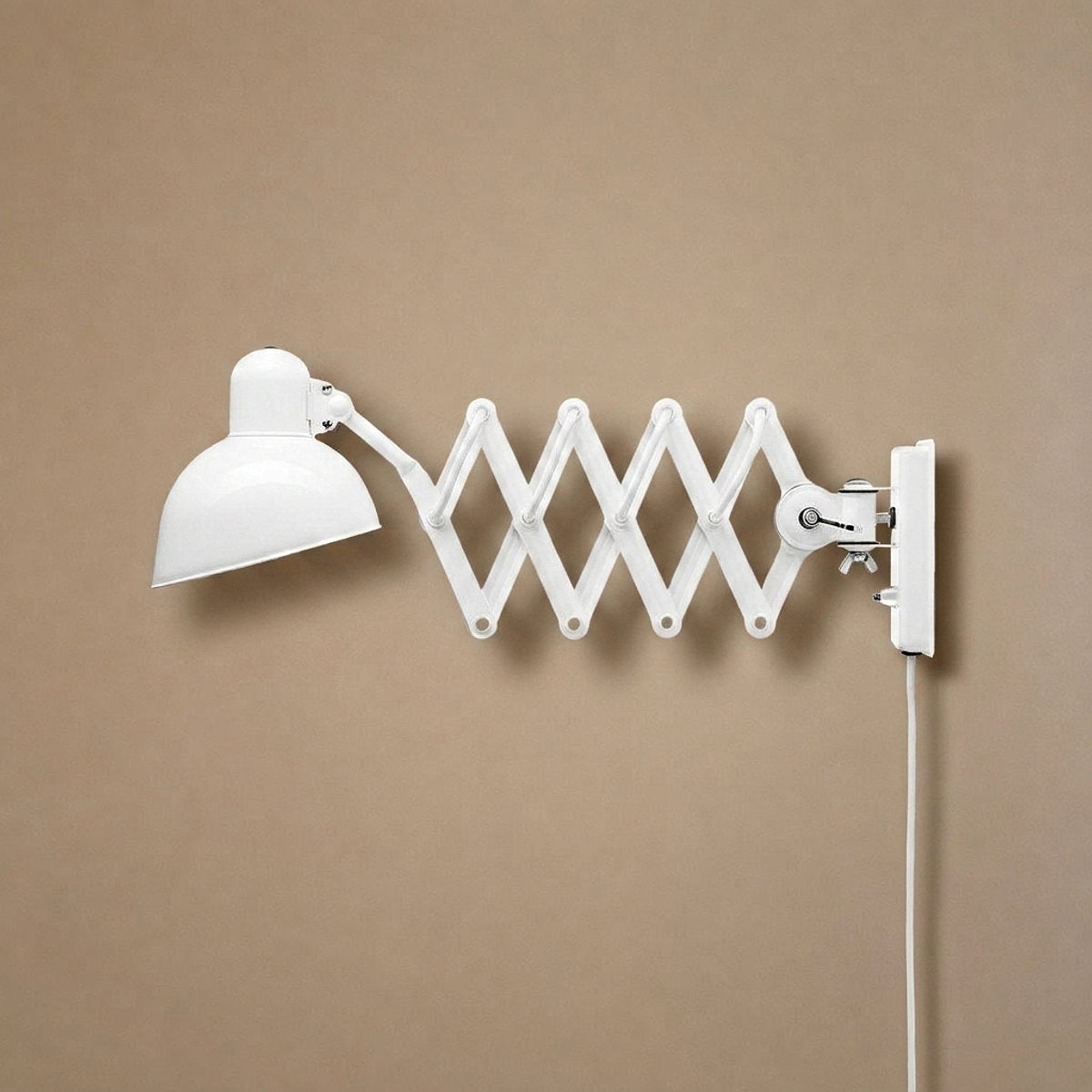 Maxon Adjustable Wall Lamp, L 35-Inch x H 6.5-Inch, White, US Plug for Living Room