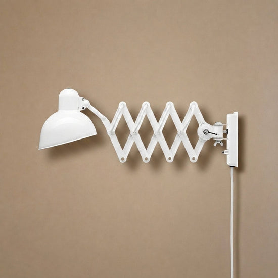 Maxon Adjustable Wall Lamp, L 35-Inch x H 6.5-Inch, White, US Plug for Living Room