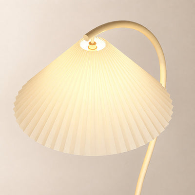 Tricolordeer Linen and Wood Standing Lamp