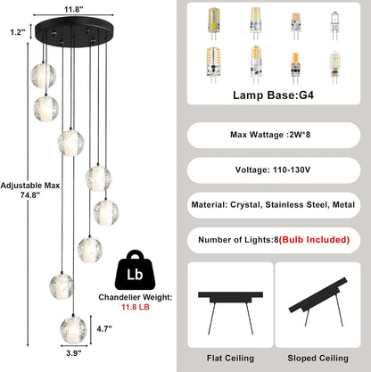 Modern Crystal Chandelier