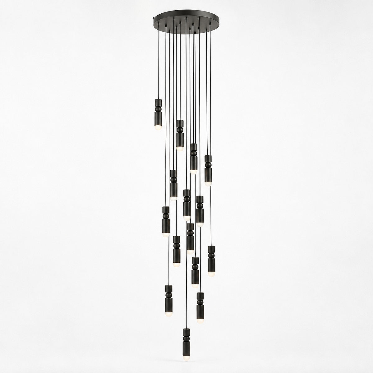 Geometric Cylinder Cluster Pendant Light